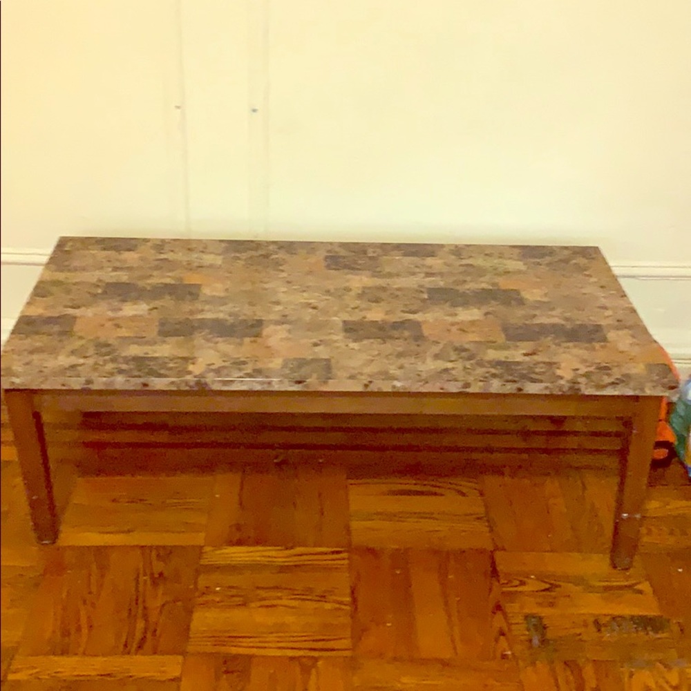 Coffee table and two end tables